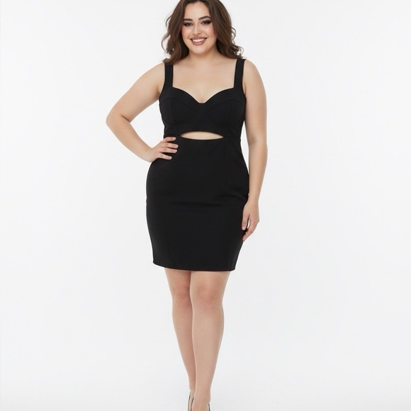 Speechless Dresses & Skirts - Black Sleeveless Cutout Dress